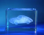 3D Glasquader Porsche